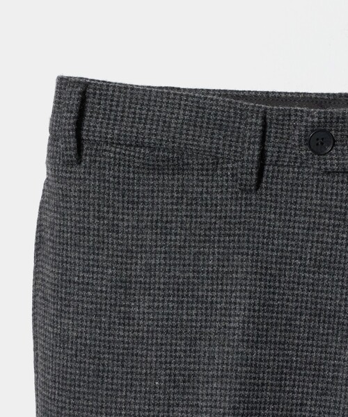 A DAY IN THE LIFE UNITED ARROWS(アデイインザライフユナイテッドアローズ)の「ツイード チェック ノープリーツ スラックス-セットアップ対応-<A DAY IN THE LIFE>(スラックス・メンズ・モカ/ネイビー/グレー系・L/XL/M)」の7枚目の写真