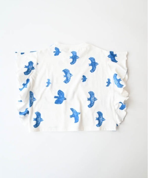 nicohrat(ニコフラート)の「nicohrat/ニコフラート バードTシャツ(Tシャツ/カットソー・キッズ・ラベンダー/オフホワイト・140cm/130cm/120cm/110cm/100cm/90cm)」の12枚目の写真