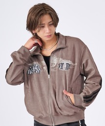 RE730（アールイーセブンサーティー）の「カットスエードトラックジャケット（ミリタリージャケット）」