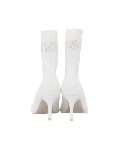 Rose Muse（ロゼミューズ）の「logo knitting short boots（ブーツ・レディース・アイボリー/ブラック・MEDIUM/LARGE/SMALL）」の9枚目の写真