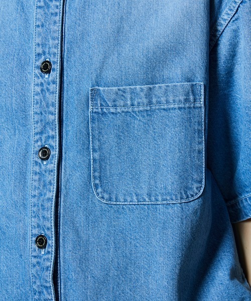 DOUBLE STANDARD CLOTHING(ダブルスタンダードクロージング)の「コットンデニムフリルジャケット(デニムジャケット・レディース・インディゴブルー/オフホワイト・FREE)」の8枚目の写真