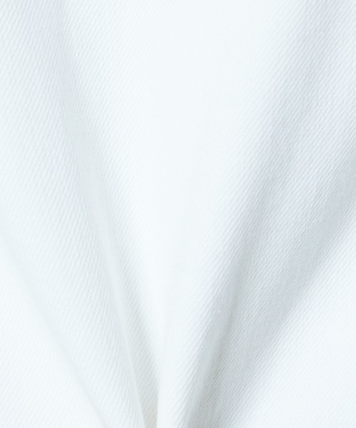 DOUBLE STANDARD CLOTHING(ダブルスタンダードクロージング)の「コットンデニムフリルジャケット(デニムジャケット・レディース・インディゴブルー/オフホワイト・FREE)」の12枚目の写真