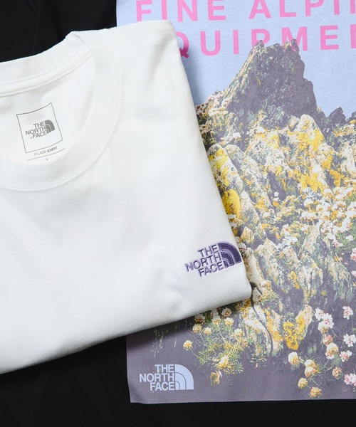 THE NORTH FACE(ザノースフェイス)の「THE NORTH FACE / Mountain Flower Tee(Tシャツ/カットソー・メンズ・ブラック/ホワイト・MEDIUM/SMALL/LARGE/X-LARGE)」の6枚目の写真