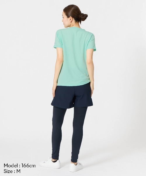 le coq sportif(ルコックスポルティフ)の「【le coq sportif/ルコック】接触冷感ポリエチレン半袖Tシャツ UV CUT(UPF30)/ストレッチ(Tシャツ/カットソー・レディース・エメラルド/ホワイト/イエロー/ネイビー・XL/L/M/S)」の6枚目の写真