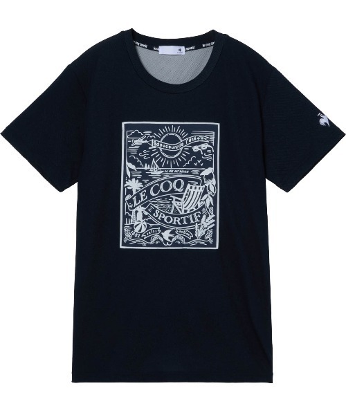 le coq sportif(ルコックスポルティフ)の「【le coq sportif/ルコック】接触冷感ポリエチレン半袖Tシャツ UV CUT(UPF30)/ストレッチ(Tシャツ/カットソー・レディース・エメラルド/ホワイト/イエロー/ネイビー・XL/L/M/S)」の12枚目の写真