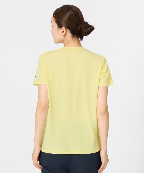 le coq sportif(ルコックスポルティフ)の「【le coq sportif/ルコック】接触冷感ポリエチレン半袖Tシャツ UV CUT(UPF30)/ストレッチ(Tシャツ/カットソー・レディース・エメラルド/ホワイト/イエロー/ネイビー・XL/L/M/S)」の14枚目の写真