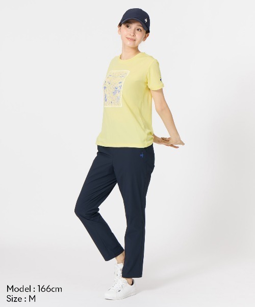 le coq sportif(ルコックスポルティフ)の「【le coq sportif/ルコック】接触冷感ポリエチレン半袖Tシャツ UV CUT(UPF30)/ストレッチ(Tシャツ/カットソー・レディース・エメラルド/ホワイト/イエロー/ネイビー・XL/L/M/S)」の16枚目の写真