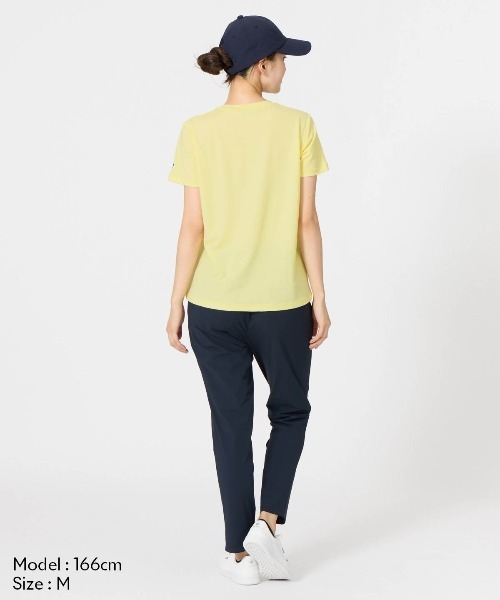 le coq sportif(ルコックスポルティフ)の「【le coq sportif/ルコック】接触冷感ポリエチレン半袖Tシャツ UV CUT(UPF30)/ストレッチ(Tシャツ/カットソー・レディース・エメラルド/ホワイト/イエロー/ネイビー・XL/L/M/S)」の17枚目の写真