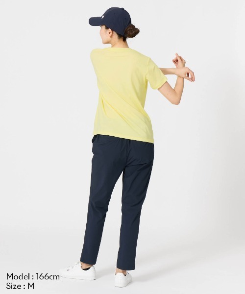 le coq sportif(ルコックスポルティフ)の「【le coq sportif/ルコック】接触冷感ポリエチレン半袖Tシャツ UV CUT(UPF30)/ストレッチ(Tシャツ/カットソー・レディース・エメラルド/ホワイト/イエロー/ネイビー・XL/L/M/S)」の18枚目の写真