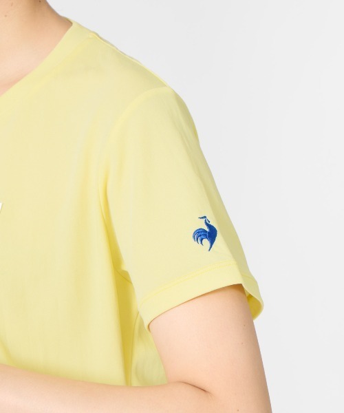 le coq sportif(ルコックスポルティフ)の「【le coq sportif/ルコック】接触冷感ポリエチレン半袖Tシャツ UV CUT(UPF30)/ストレッチ(Tシャツ/カットソー・レディース・エメラルド/ホワイト/イエロー/ネイビー・XL/L/M/S)」の20枚目の写真