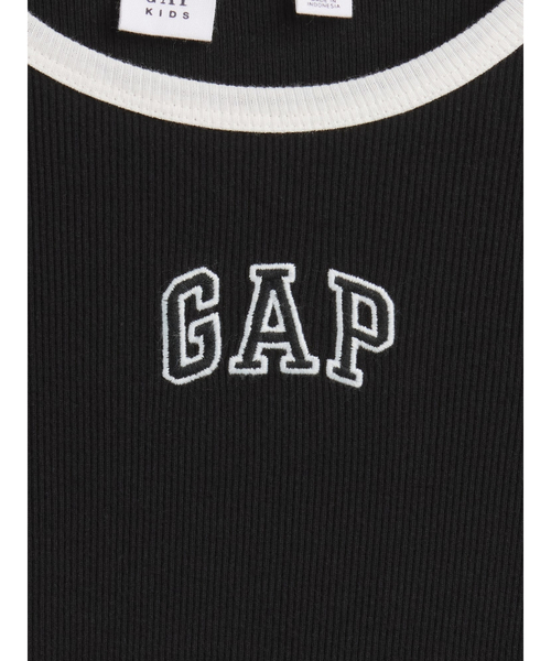 GAP(ギャップ)の「GAPロゴ リブ リンガーTシャツ (キッズ)(Tシャツ/カットソー・キッズ・オフホワイト/ブラック/ピンク・160cm/140cm/130cm/110cm/120cm/150cm)」の10枚目の写真