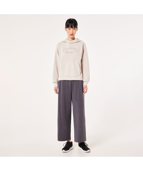 OAKLEY（オークリー）の「オークリー RADIANT PEACH FLEECE HOODIE 8.0/フーディー・パーカー/レディース/スポーツ・トレーニングウェア/吸汗速乾/OAKLEY（パーカー・レディース・オフホワイト/チャコールグレー/ピンク・M/L/XS/S）」の6枚目の写真