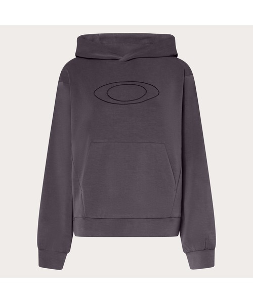 OAKLEY（オークリー）の「オークリー RADIANT PEACH FLEECE HOODIE 8.0/フーディー・パーカー/レディース/スポーツ・トレーニングウェア/吸汗速乾/OAKLEY（パーカー・レディース・オフホワイト/チャコールグレー/ピンク・M/L/XS/S）」の21枚目の写真