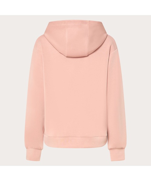 OAKLEY（オークリー）の「オークリー RADIANT PEACH FLEECE HOODIE 8.0/フーディー・パーカー/レディース/スポーツ・トレーニングウェア/吸汗速乾/OAKLEY（パーカー・レディース・オフホワイト/チャコールグレー/ピンク・M/L/XS/S）」の10枚目の写真
