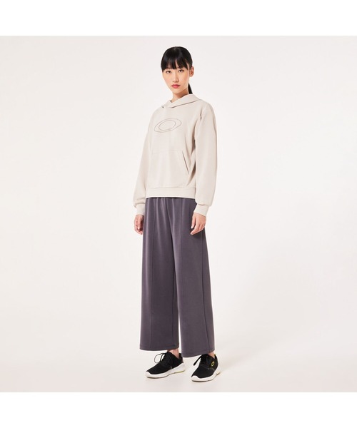 OAKLEY（オークリー）の「オークリー RADIANT PEACH FLEECE HOODIE 8.0/フーディー・パーカー/レディース/スポーツ・トレーニングウェア/吸汗速乾/OAKLEY（パーカー・レディース・オフホワイト/チャコールグレー/ピンク・M/L/XS/S）」の8枚目の写真