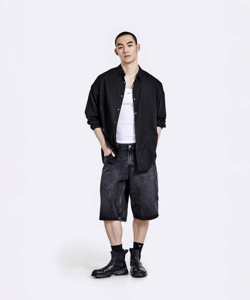 51%(フィフティーワンパーセント)の「Ring shirt - Black(シャツ/ブラウス・メンズ・その他・M/L)」の2枚目の写真
