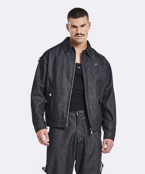 51%(フィフティーワンパーセント)の「Cargo denim jacket - Black(デニムジャケット・メンズ・その他・M/L)」の1枚目の写真