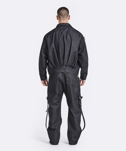 51%(フィフティーワンパーセント)の「Cargo denim jacket - Black(デニムジャケット・メンズ・その他・M/L)」の3枚目の写真