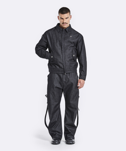 51%(フィフティーワンパーセント)の「Cargo denim jacket - Black(デニムジャケット・メンズ・その他・M/L)」の6枚目の写真