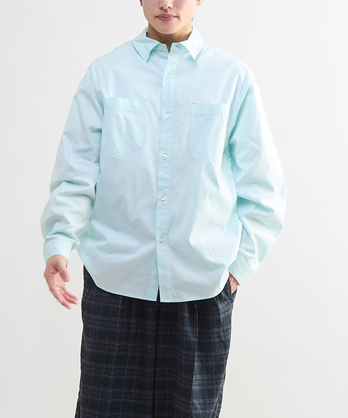 CONVERSE TOKYO（コンバーストウキョウ）の「BACK STAR★ OXFORD SHIRT（シャツ/ブラウス・レディース・ミント/サックスブルー/ピンク/ブラック・SMALL/MEDIUM）」の7枚目の写真