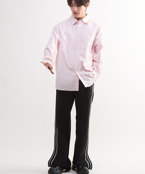 CONVERSE TOKYO（コンバーストウキョウ）の「BACK STAR★ OXFORD SHIRT（シャツ/ブラウス・レディース・ミント/サックスブルー/ピンク/ブラック・SMALL/MEDIUM）」の17枚目の写真