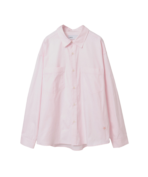 CONVERSE TOKYO（コンバーストウキョウ）の「BACK STAR★ OXFORD SHIRT（シャツ/ブラウス・レディース・ミント/サックスブルー/ピンク/ブラック・SMALL/MEDIUM）」の20枚目の写真