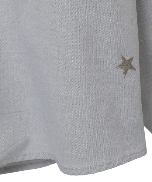 CONVERSE TOKYO(コンバーストウキョウ)の「BACK STAR★ OXFORD SHIRT(シャツ/ブラウス・レディース・ミント/ピンク/サックスブルー/ブラック・MEDIUM/SMALL)」の12枚目の写真