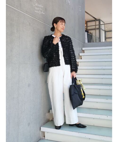 IENA ENFANT(イエナアンファン)の「【MARONENONFEE/マーロンエノンフィ】別注パレルモラージ(トートバッグ・レディース・ネイビー/ブラック・FREE)」の5枚目の写真