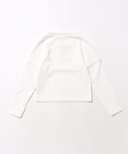 ANAP kids(アナップキッズ)の「マルチWAYリブトップス(Tシャツ/カットソー・キッズ・ラベンダー/ホワイト/ブラック・130/120/110)」の19枚目の写真