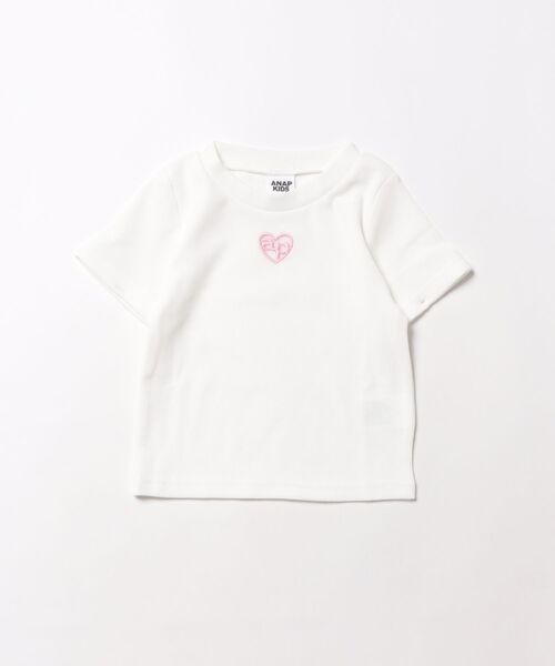 ANAP kids(アナップキッズ)の「マルチWAYリブトップス(Tシャツ/カットソー・キッズ・ラベンダー/ホワイト/ブラック・130/120/110)」の20枚目の写真