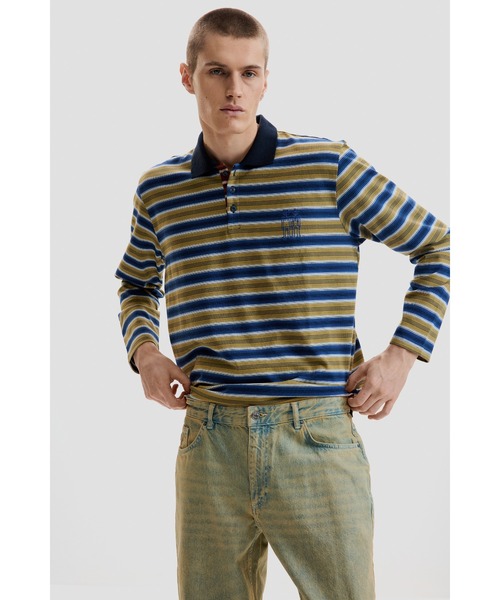 Desigual(デシグアル)の「ヴィンテージウォッシュ ストレート デニム(デニムパンツ・メンズ・グリーン・XXL/XL/L/M/S/XS)」の6枚目の写真