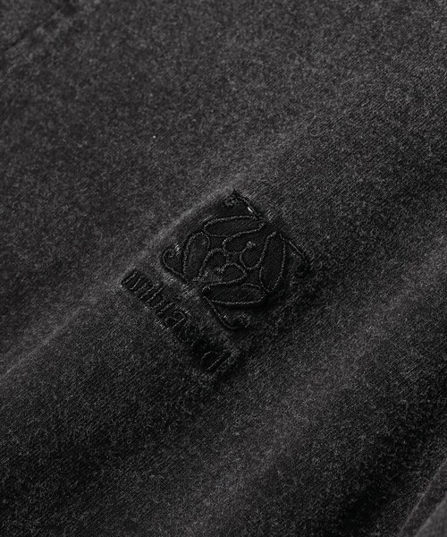 BEAMS HEART（ビームスハート）の「コットン天竺 フェード ヘンリーネック カットソー（Tシャツ/カットソー・メンズ・ブラック/ネイビー・SMALL/MEDIUM/LARGE）」の5枚目の写真