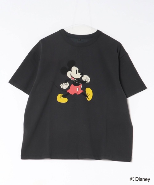 MARKEY'S(マーキーズ)の「【Disney】ミッキーマウス/プリントTシャツ/おとな(Tシャツ/カットソー・レディース・グリーン/ホワイト系その他/ピンク系その他/ブラック・160cm)」の3枚目の写真