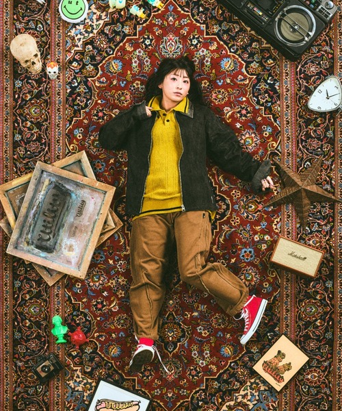 EFFECTEN（エフェクテン）の「【EFFECTEN】Stripe knit polo shirts（シャツ/ブラウス・メンズ・イエロー/ブラック・FREE）」の10枚目の写真