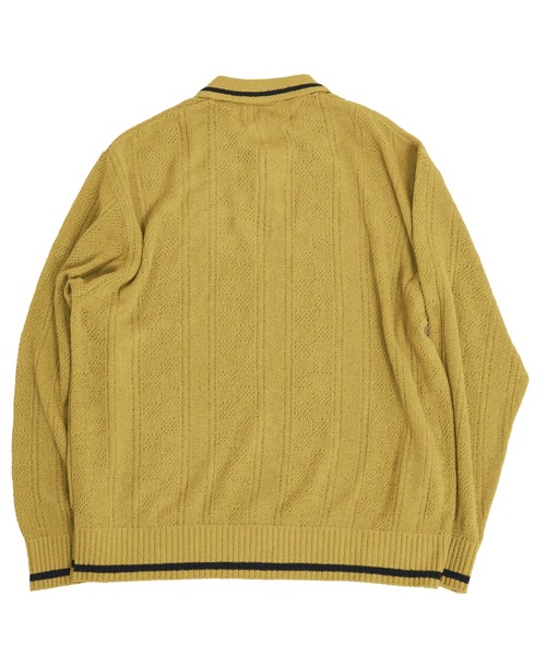 EFFECTEN（エフェクテン）の「【EFFECTEN】Stripe knit polo shirts（シャツ/ブラウス・メンズ・イエロー/ブラック・FREE）」の15枚目の写真