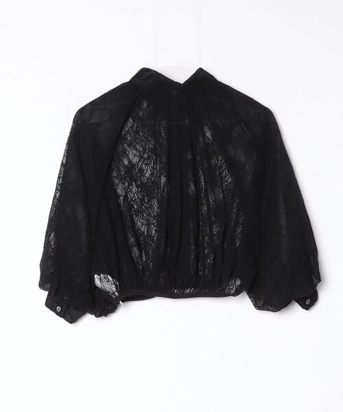 JOHN LAWRENCE SULLIVAN(ジョンローレンスサリバン)の「FLOWER LACE BALLOON SLEEVE BLOUSE(シャツ/ブラウス・レディース・ブラック・MEDIUM/SMALL)」の3枚目の写真