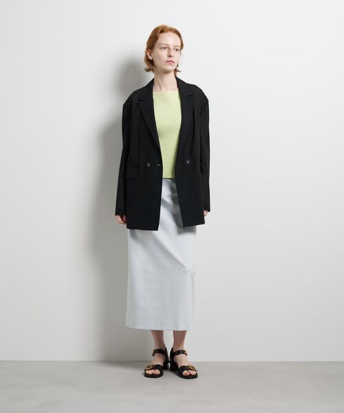 LANVIN en Bleu(ランバンオンブルー)の「シアーウールテーラードジャケット(テーラードジャケット・レディース・ブラック/ベージュ・36/38)」の15枚目の写真