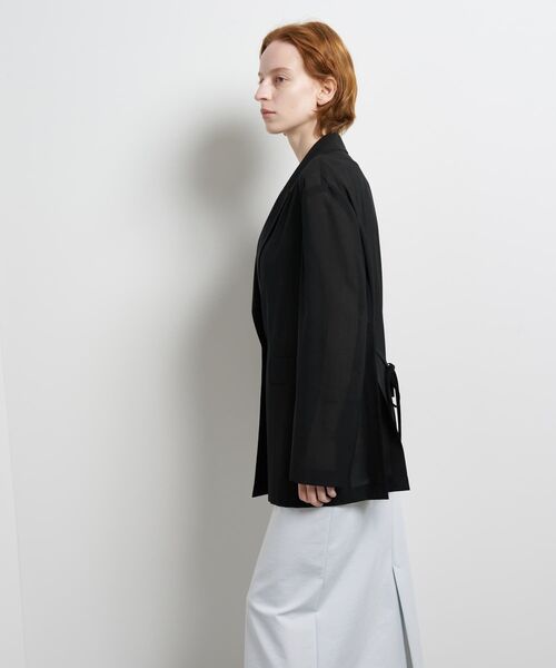 LANVIN en Bleu(ランバンオンブルー)の「シアーウールテーラードジャケット(テーラードジャケット・レディース・ブラック/ベージュ・36/38)」の19枚目の写真