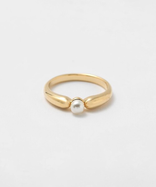 BEAUTY&YOUTH UNITED ARROWS（ビューティーアンドユースユナイテッドアローズ）の「ワン パールモチーフ リング（リング・レディース・ゴールド・11）」の3枚目の写真