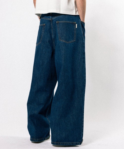 Elanque（エランク）の「wide denim pants / ワイドデニムパンツ（デニムパンツ・メンズ・ライトブルー/インディゴブルー・MEDIUM/LARGE）」の19枚目の写真
