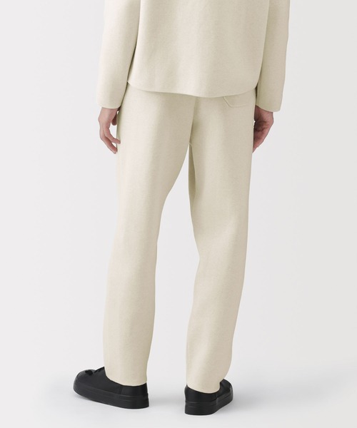 MUJI Labo（ムジラボ）の「〔MUJI Labo〕紳士　コットンミラノリブニットイージーパンツ（その他パンツ・メンズ・チャコールグレー/ブラック/ライトベージュ・M/L）」の9枚目の写真