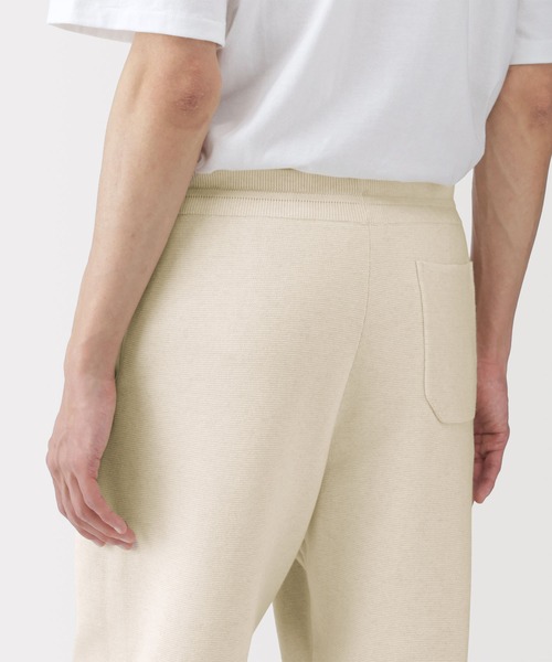 MUJI Labo（ムジラボ）の「〔MUJI Labo〕紳士　コットンミラノリブニットイージーパンツ（その他パンツ・メンズ・チャコールグレー/ブラック/ライトベージュ・M/L）」の11枚目の写真