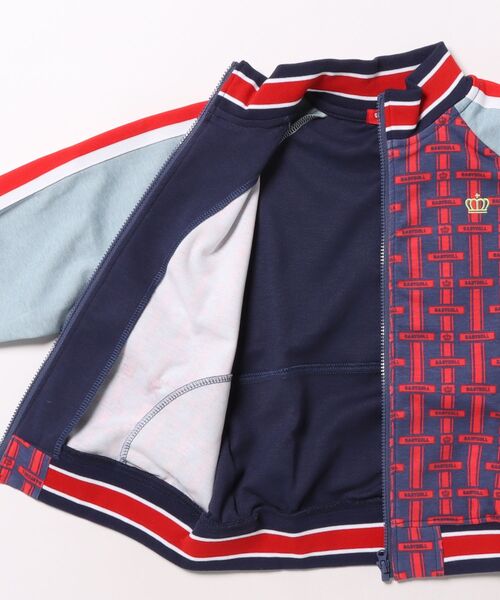 BABYDOLL(ベビードール)の「モノグラムジャケット 1381K (ボトムス別売)(ジャージ・キッズ・レッド/ライトブルー・140cm/130cm/120cm/110cm/100cm/90cm)」の12枚目の写真