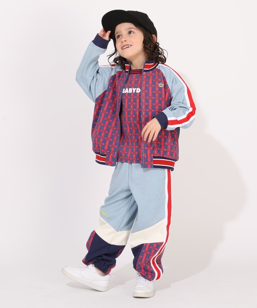 BABYDOLL(ベビードール)の「モノグラムジャケット 1381K (ボトムス別売)(ジャージ・キッズ・レッド/ライトブルー・140cm/130cm/120cm/110cm/100cm/90cm)」の10枚目の写真