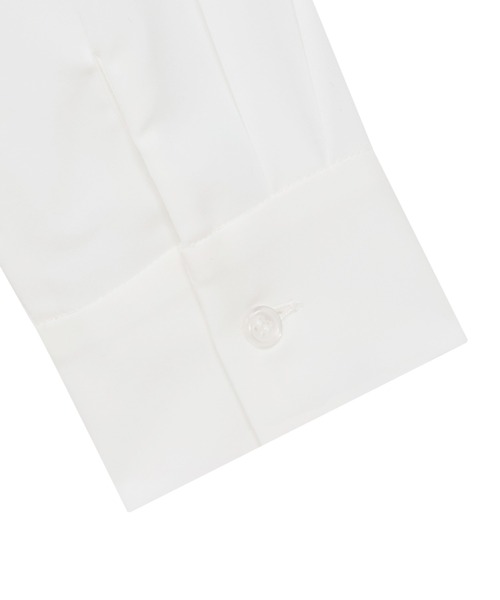 TOKYO SHIRTS(トウキョウシャツ)の「シルキーサテン レギュラー シャツブラウス(シャツ/ブラウス・レディース・ホワイト/ブルー・M/L)」の6枚目の写真