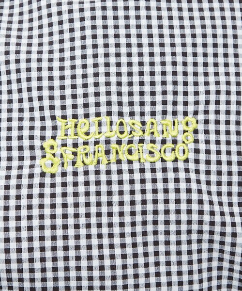 HELLO.SANFRANCISCO（ハローサンフランシスコ）の「【HELLO.SANFRANCISCO/ハローサンフランシスコ】パラコードフリルナップサック（ショルダーバッグ・レディース・ブラック/イエロー/ピンク・ONE SIZE）」の10枚目の写真