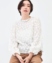 NOLLEY’S | 【KIRYU】ウォッシャブル花柄ジャガードブラウス(シャツ/ブラウス)