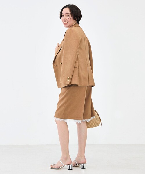 NOLLEY’S（ノーリーズ）の「【KIRYU】ウォッシャブル花柄ジャガードブラウス（シャツ/ブラウス・レディース・ホワイト/ネイビー・38）」の5枚目の写真