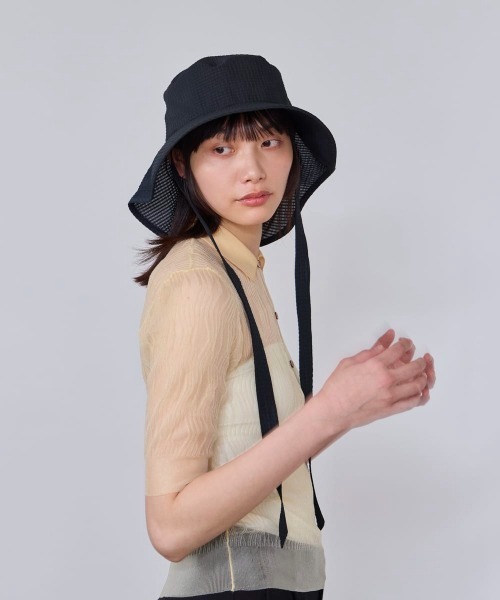 OVERRIDE（オーバーライド）の「OVERRIDE  HEATLOCK SNAP ROLLHAT SGP / オーバーライド（ハット・レディース・ブラック/グリーン/ブラック系・58cm）」の22枚目の写真