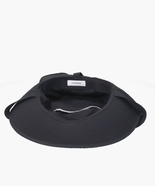 OVERRIDE（オーバーライド）の「OVERRIDE  HEATLOCK SNAP ROLLHAT SGP / オーバーライド（ハット・レディース・ブラック/グリーン/ブラック系・58cm）」の4枚目の写真